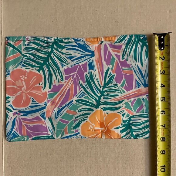 Vineyard Vines swimsuit material foldover pouches - set of 3 - Picture 7 of 10